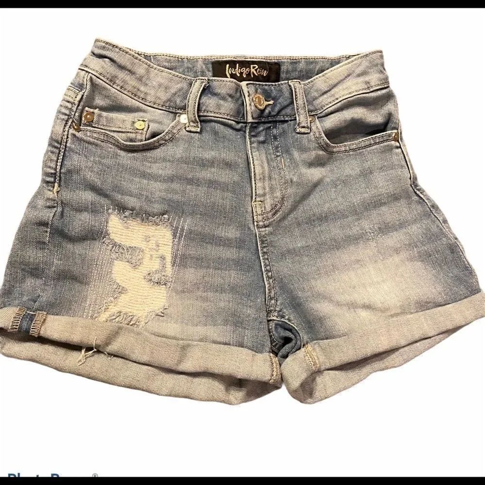 Indigo Rein Jean Shorts Distressed Sz 3 Junior
